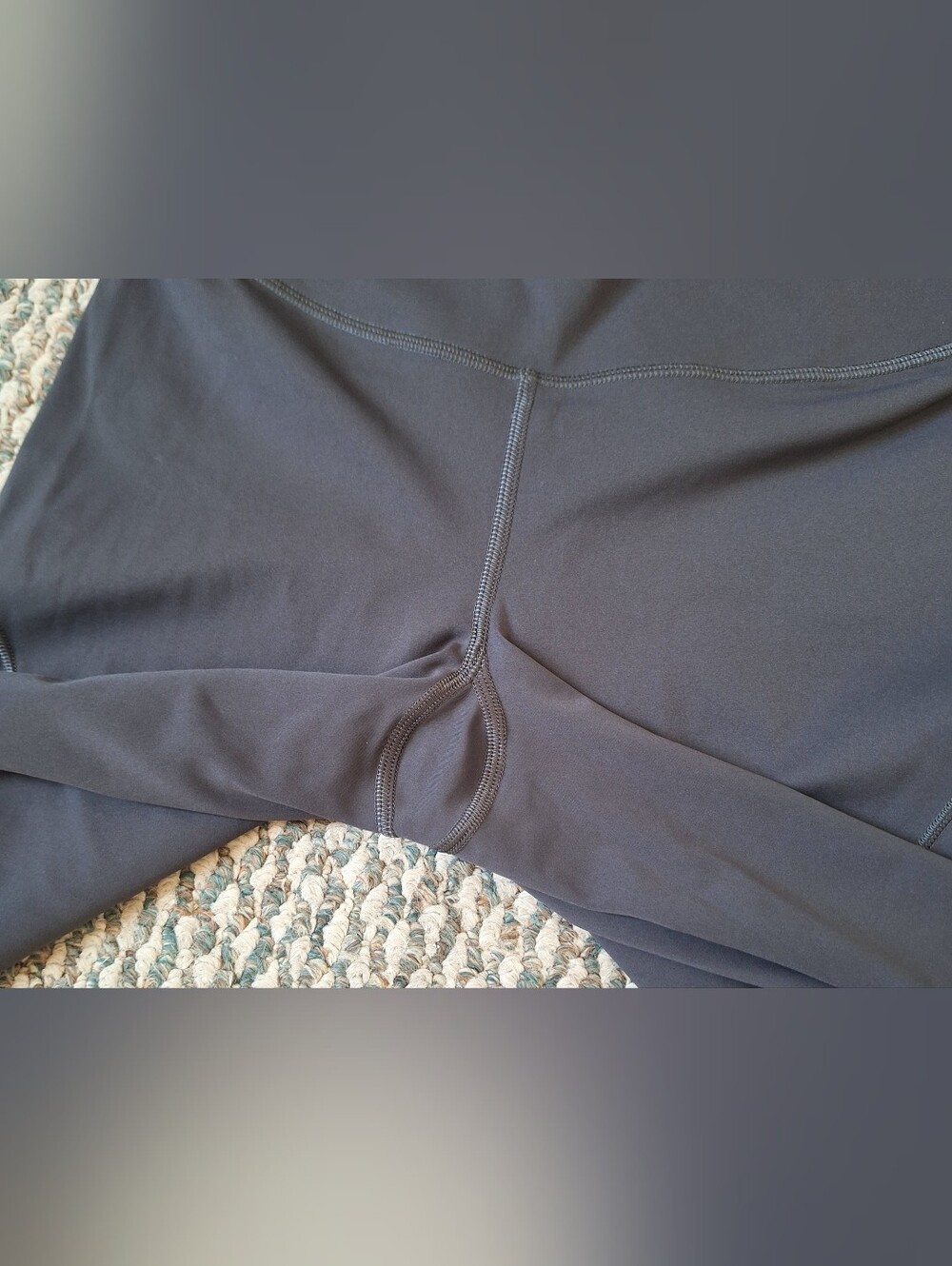 Lululemon Base Pace High Rise 23" Cropped Leggings Size 6 Graphite Grey Nulux - Picture 7 of 13